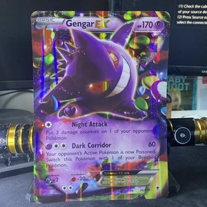 Pokémon TCG Gengar EX 34/119 Jumbo Karte - Phantomkräfte  - Bild 1 von 4