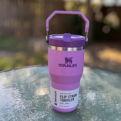 Stanley 20oz Iceflow Flipstraw  Tumbler🩵Color: Lilac- Authentic💕Free Shipping - Image 1 of 2