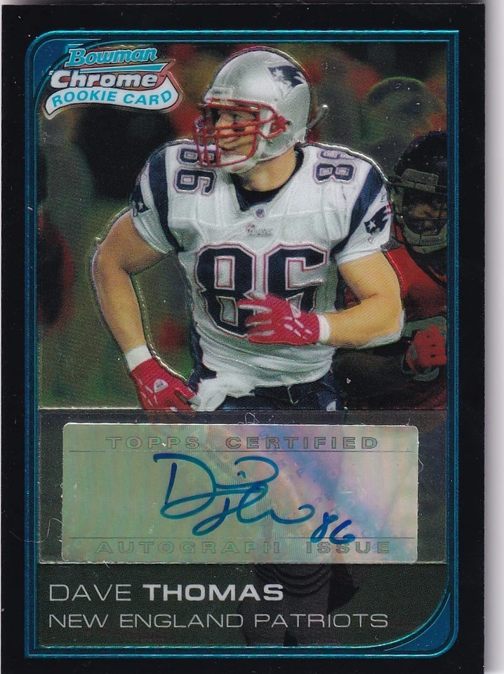 2006 Bowman Chrome Rookie Autographs #262 David Thomas - Image 1 of 2