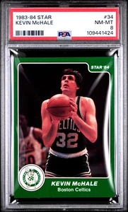 1983-84 Star #34 Kevin Mchale PSA 8 Boston Celtics CENTERED - Picture 1 of 2