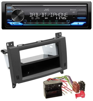JVC Bluetooth DAB USB MP3 Autoradio für Mercedes A- B-Klasse Vito rubbertouch-sc - Bild 1 von 4