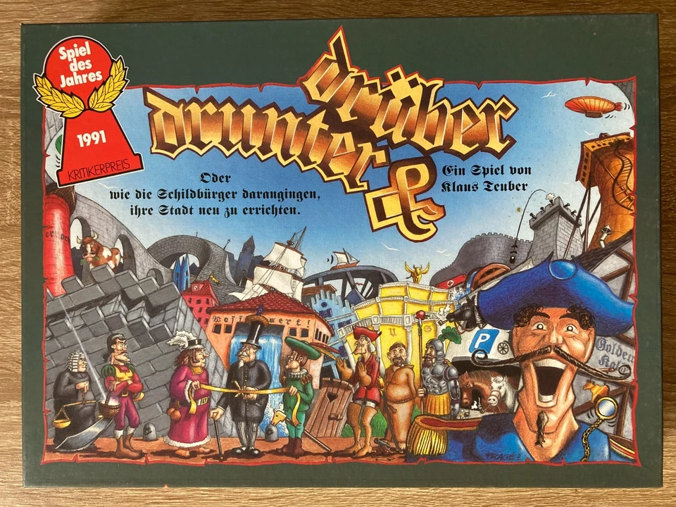 HIG Hans im Glück Spiel DRUNTER & DRÜBER Klaus Teuber 2-4 Spieler ab 9 J. TipTop - Bild 1 von 4