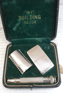 Gillette Razor set--Given as a promo or gift --mint cond No 1 Building Razor:" - Picture 1 of 10