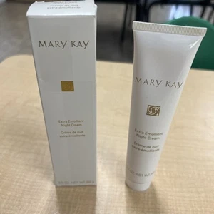 Mary Kay Extra Emollient Night Cream 2.1 oz For Very Dry Skin 4258 NEW - Picture 1 of 2