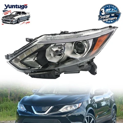 For 2017-2019 Nissan Rogue Sport Halogen Driver Headlight Assembly Left Headlamp Foto 1 de 4