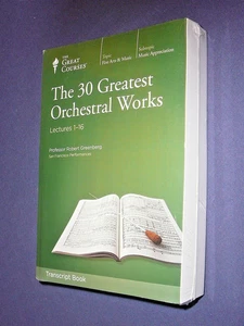 Great Courses TRANSCRIPTS : 30 GREATEST ORCHESTRAL WORKS new & complete - Picture 1 of 1