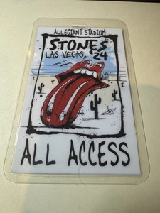 Rolling Stones Commemorative 2024, Las Vegas, All Access Pass and Lanyard - Picture 1 of 3