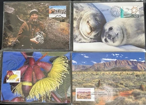 AUSTRALIA STAMPS FIRST DAY MAXI CARDS SEALED SETS x 4 DESERTS ANTARCTIC MAWSON + - Picture 1 of 6