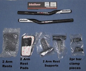 FSA Vision Trimax Carbon Aero Clip-On Handlebar R-Bend 31.8, NEW Incomplete - Picture 1 of 3