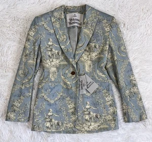 Vivienne Westwood Toile Print Lauren Jacket IT 42 - Picture 1 of 15