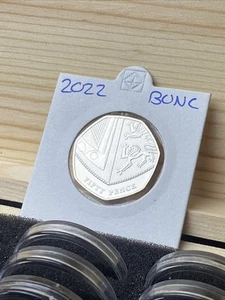 2022 Shield 50p Coin Royal Shield Of Arms Brilliant Uncirculated BUNC BU Mint - Picture 1 of 6