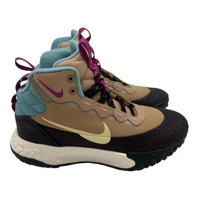 Nike Terrascout Zapatillas Botas NIÑOS Talla 5 Y Cáñamo/Ceniza Borgoña/Espuma de Mar FV4173-200 Foto 1 de 4