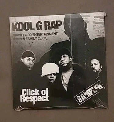 Kool G Rap Click of Respect CD Hip Hop Promo Sampler New & Sealed Digipak HTF - Image 1 of 2