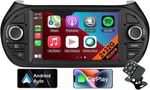 Android 12 Autoradio für FIAT Fiorino/Qubo/Peugeot Bipper/Citroen Nemo, 7 Zoll T - Bild 1 von 8
