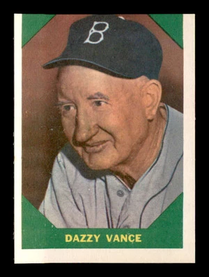 1960 Fleer #51 Dazzy Vance DP EX/EX+ X3259560 - Image 1 of 3