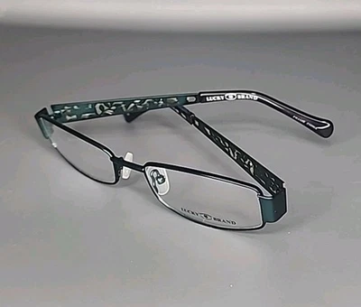 Marco rectangular de borde completo de metal para mujer Lucky Brand Ivy Teal 51/17/135 Foto 1 de 4