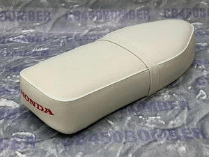 Honda C50 C100 C102 C105 Ca100 Supercub 1959 a 1979 asiento completo blanco. - Imagen 1 de 12