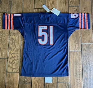 Dick Butkus Autographed Authentic Mitchell & Ness Jersey! Bears! Fanatics COA! - Picture 1 of 11