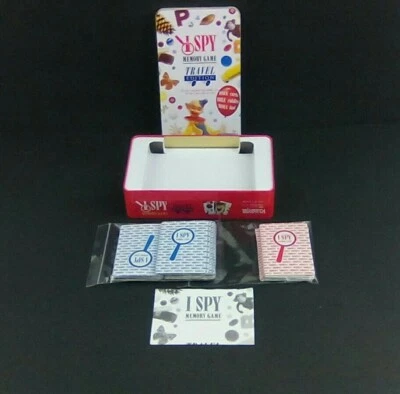 I Spy Memory Game -Travel Edition Briarpatch Scholastic Card Game In Tin - Image 1 of 4