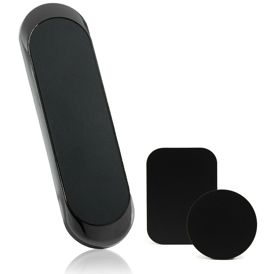 FLK Premium magnetische Handyhalterung Silber Smartphone Auto Handy Halterung