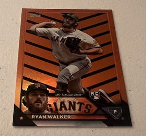 2023 Topps Update Ryan Walker Orange And Black Foil RC