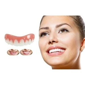 PROTESI DENTALE PERFECT SMILE DENTIERA DENTI PERFETTI RIUTILIZZABILE - Foto 1 di 7