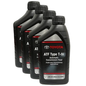 4 Quart ATF Genuine Toyota T-IV Automatic Transmission Fluid Oil For Lexus Scion - Picture 1 of 4