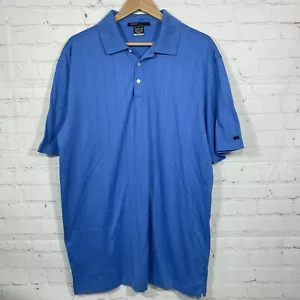 Camisa Polo Nike Tiger Woods Collection Dri Fit Para Hombre Talla XL Azul Rayas Golf - Imagen 1 de 11