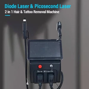 Máquina de eliminación de tatuajes láser de picosegundos hielo titanio diodo depilación láser - Imagen 1 de 6