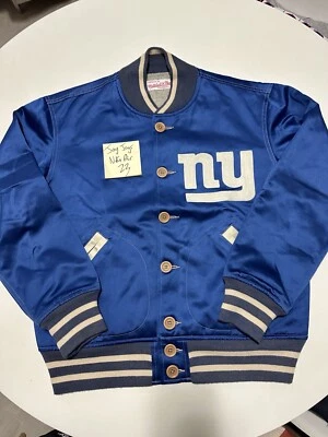 Mitchell & Ness New York Giants Jacket Sz Medium Satin gift - Image 1 of 4