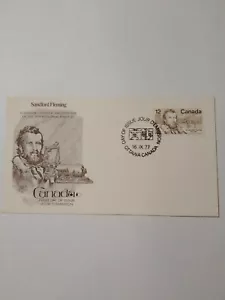 SIR SANFORD FLEMING CANADA FDC 1977 - Picture 1 of 2