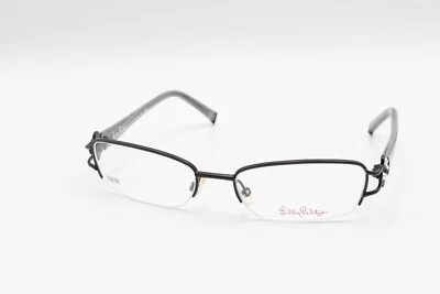 Monturas de gafas LILLY PULITZER Connolly BK negras 51-17-130 hechas a mano ITALIA D274 Foto 1 de 4