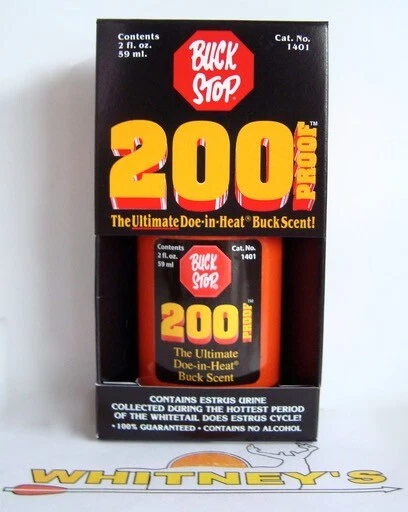 Buck Stop 200 Proof - The Ultimate Doe-in-Heat Buck Scent - 2fl.oz - 1401 - Image 1 of 1