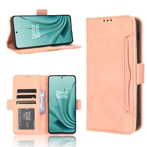 For OnePlus Nord 5 4 3 5G Retro Leather Card Holder Wallet Case+Screen Protector - Picture 1 of 23