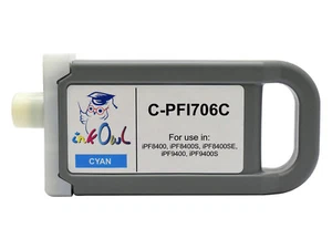 Cartucho compatible InkOwl 700 ml para CANON PFI-706C CIAN iPF9400S iPF9400 - Imagen 1 de 1
