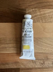 Winsor & Newton Artists’ Oil Paint Lemon Yellow Hue 37ml Tube Series 4* - Picture 1 of 3
