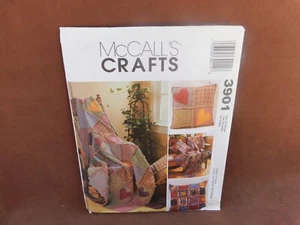 McCalls Crafts Rag Throws & Pillows Uncut Pattern 3901 - Picture 1 of 2