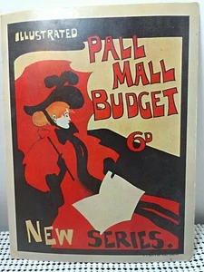 ILLUSTRIERTE PALL MALL BUDGET neue Serie von Mce. GREIFFENHAGEN Postkarte Vintage - Bild 1 von 12