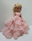 Tonner  8" Platinum Blonde Tiny Betsy McCall Fashion Doll in Pink Cotillion Gown