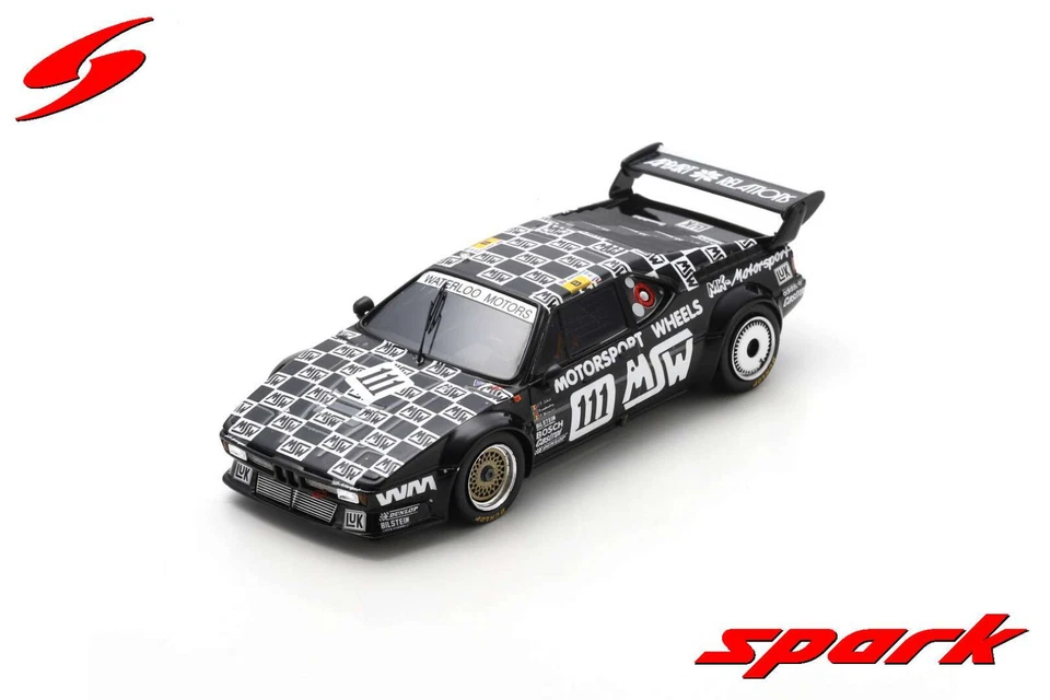 Spark 1/43 BMW M1 #111 24H Le Mans 1986 S6413 - Immagine 1 di 1