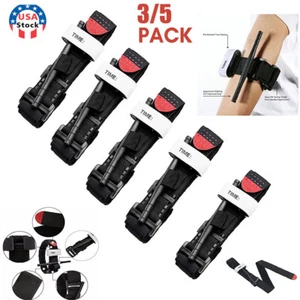 3/5 pcs Tourniquet Rapid One Hand Application Emergency Outdoor First Aid Kit US - Picture 1 of 14