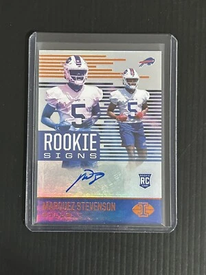 2021 Illusions Marquez Stevenson Signs Orange Rookie Auto Autograph RC #RS-MS - Image 1 of 2