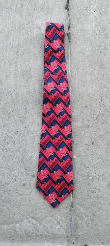 Men's MLB ST. LOUIS CARDINALS Logos 100% Silk Necktie, 56," Lightly Used! Cover