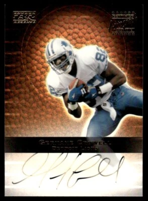 2000 Bowman Reserve Autographs Germane Crowell Auto Detroit Lions #GC - Image 1 of 2
