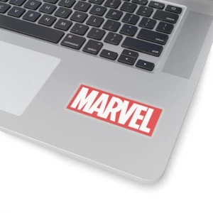 Pegatinas de corte de beso con logotipo de película de Marvel para computadora portátil - Imagen 1 de 13