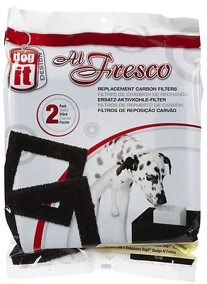 Dogit Alfresco Dog Water Fountain Replacement Filter Cartridges 2-Pack