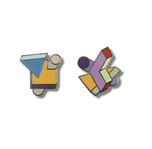 Vintage ACME Studio “Rindo Kiku" Earrings by Designer TAKENOBU IGARASHI - NEW - Picture 1 of 4