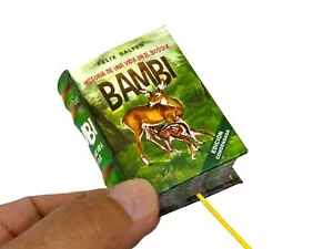 Bambi Historia de una vida en bosque new mini book hardcover 435p illustrated - Imagen 1 de 4