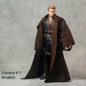 1/12th SHF Star Wars Anakin Skywalker Jedi Knight Brown Cloth Robe (no figure)