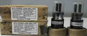 6SL7GT/VT229-JAN-CHS Sylvania Made In USA Amplitrex Tested Qty 1 MP - Picture 1 of 7